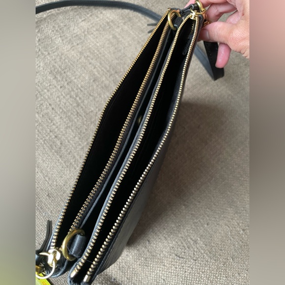 FOSSIL Devon leather crossbody bag/ clutch - Picture 5 of 13